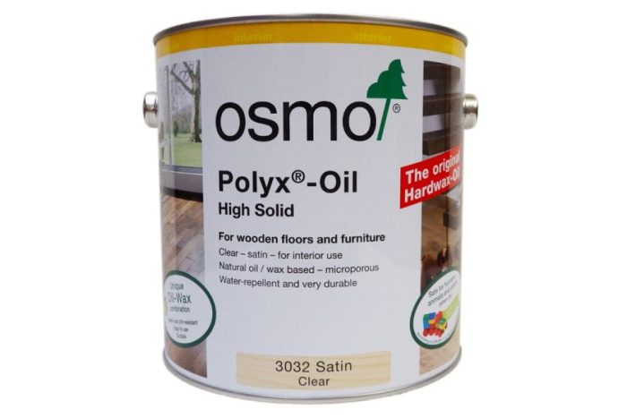 Osmo Polyx Hardwax Oil 3032 Satin Clear 2.5L